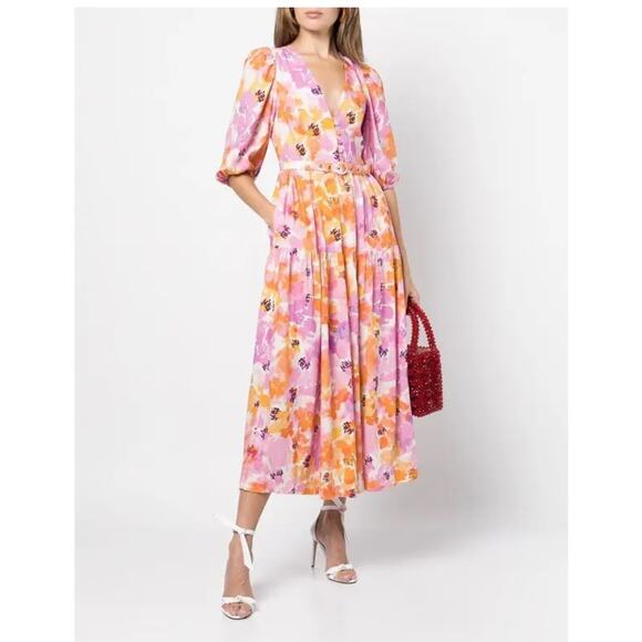 NICHOLAS celie floral dress midi - Picture 1 of 15